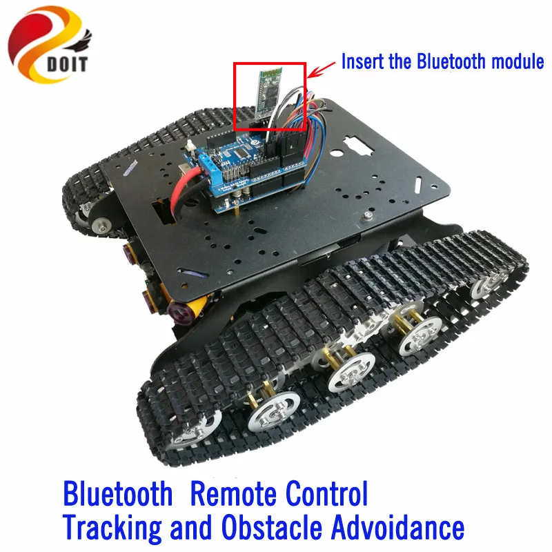 TSD300 Bluetooth/WiFi управление гусеничный Танк шасси автомобиля с отслеживанием и