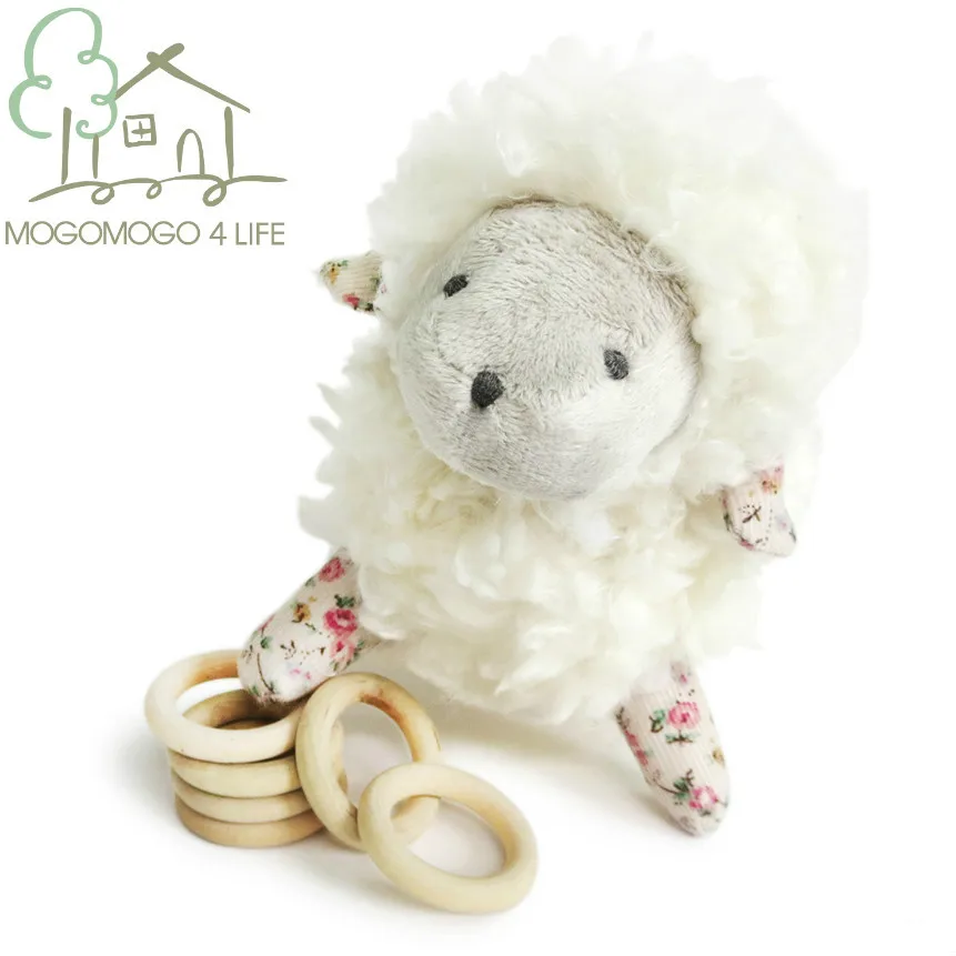 

Luxury Hot selling to Europe 25cm high quality hand-made cute white standing sheep plush toys