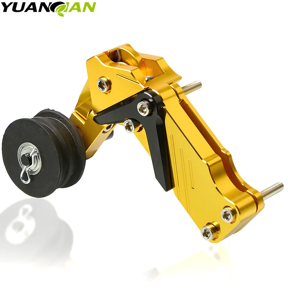 Золотой Натяжитель цепи мотоцикла для ktm duke 125 200 390 690 smc 1290 rc honda kawasaki yamaha tmax 530 500 r25 - Цвет: Золотой
