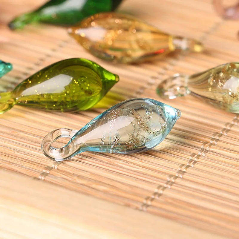 

8x23 мм 5 шт. в форме капли цветные глазурованные красочные лампворк Бусины ремесла украшения DIY Браслеты