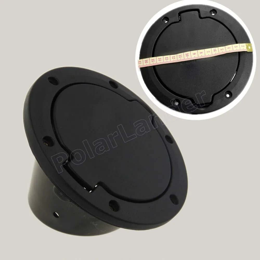 Горячая нержавеющая сталь Черный ABS газовый топливный бак крышка двери подходит