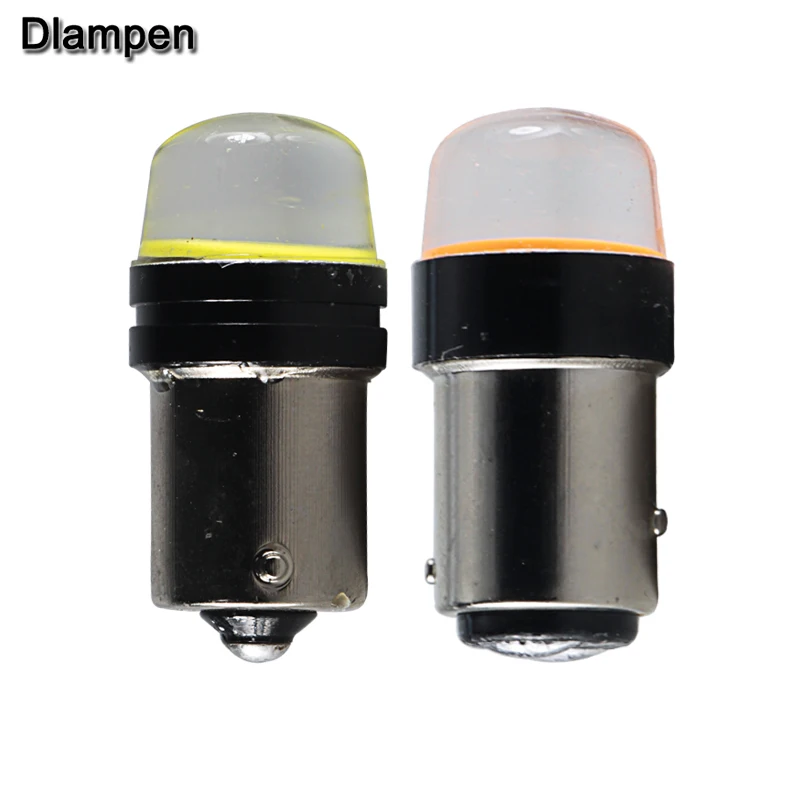 2 шт. S25 P21W BA15S 1156 1157 BAY15D 12 вольт COB canbus светодиодный указатель поворота Резервное
