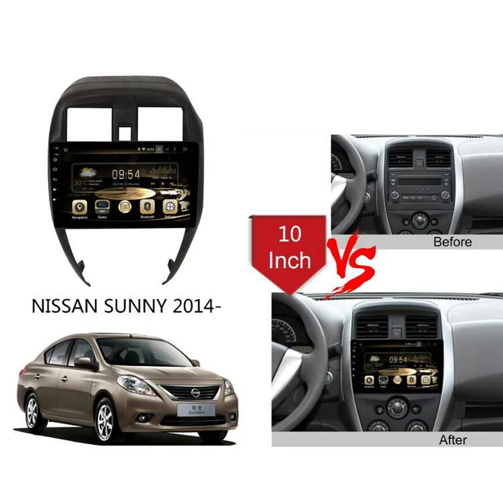 Android 9 0 Восьмиядерный PX6/PX5/px30 Подходит для NISSAN SUNNY 2014 2019 автомобильный dvd плеер