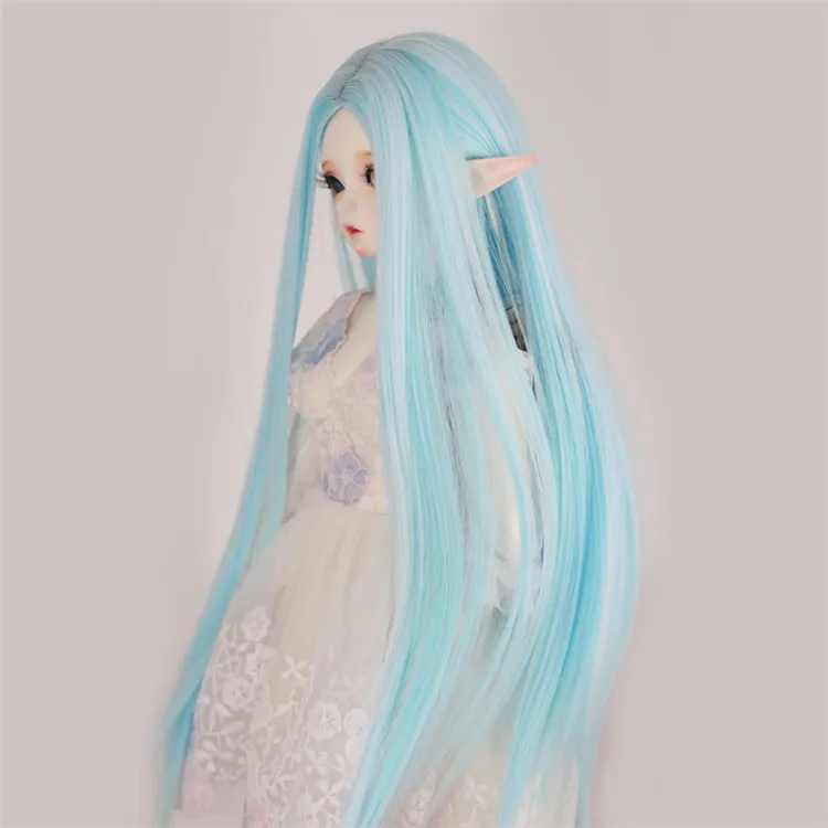 Высокое качество Синтетические длинные прямые куклы парики для BJD/SD куклы