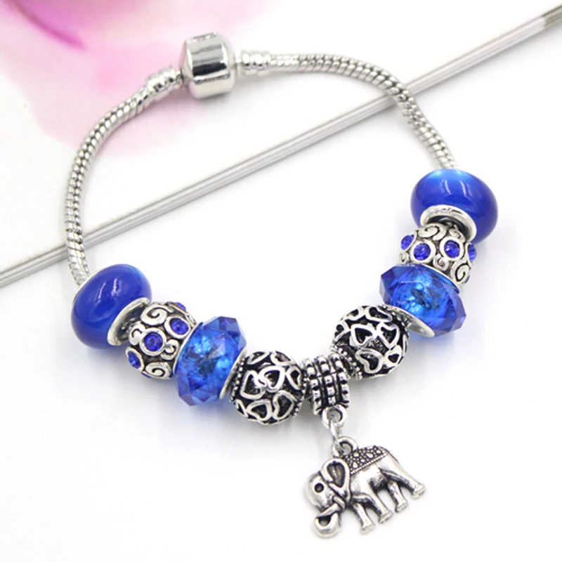 Оптовая продажа 6 шт./лот ювелирные изделия сделай сам браслет с подвесками в виде