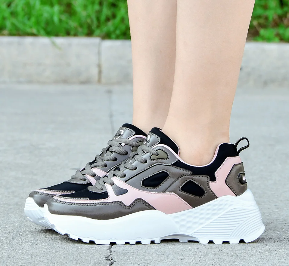 BONA/; женская обувь; кроссовки на плоской подошве; Zapatillas Deportivas; женская модная повседневная обувь; обувь на плоской платформе, увеличивающая рост; zapatos mujer