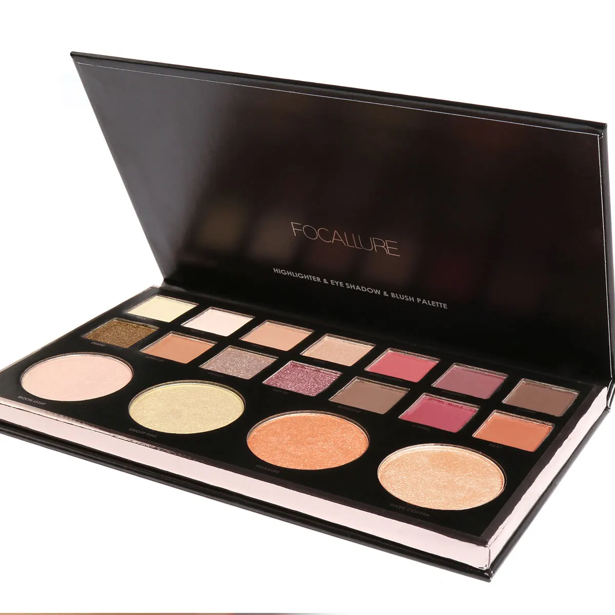 FOCALLURE 18 Цвет Shimmer природа Glow тени для век палитры Портативный Макияж Косметика