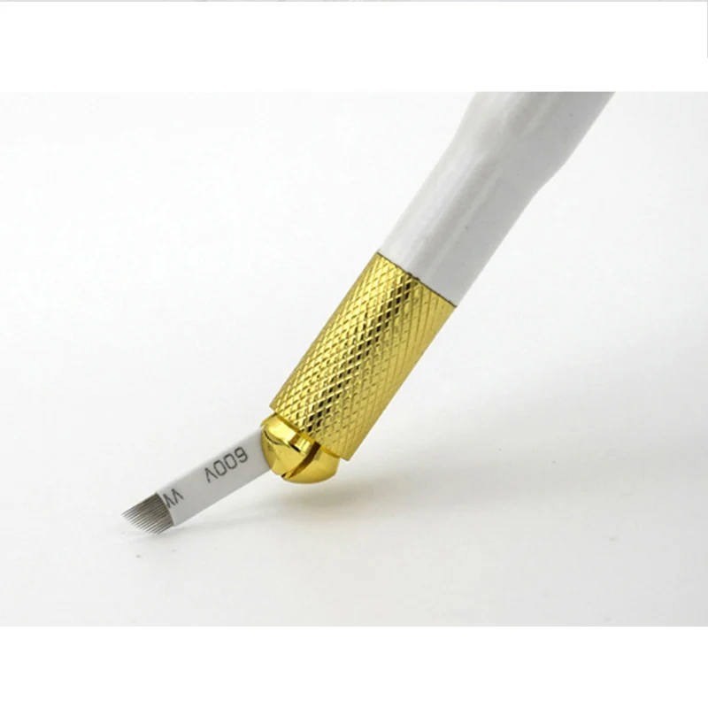 200Pcs18U Nano лезвия мануального татуажа бровей Иглы Permenent макияж для тату машинок