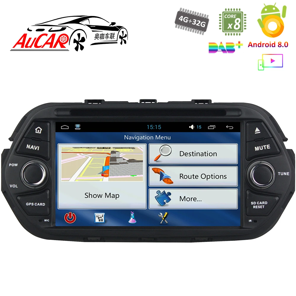 Android 8 0 автомобильный dvd плеер для Fiat Tipo Egea 2016 2017 Автомобильный GPS Мультимедийная