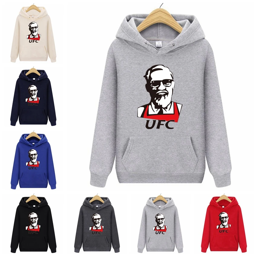 UFC MMA 7color весенние толстовки Конор Макгрегор KFC Colonel Harland Sanders Креативный дизайн с