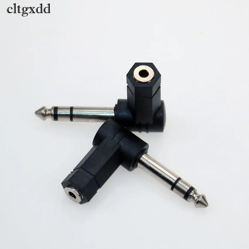 

Cltgxdd 3,5 мм 1/8 "стерео TRS 3,5 мм гнездо до 6,35 мм 1/4" моно стерео штекер 90 градусов аудио адаптер конвертер