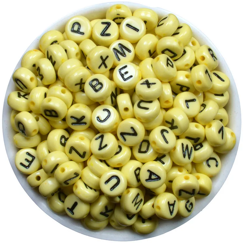 Бусины разноцветные в античном стиле 27 цветов 7 мм 200 шт.|acrylic spacer beads|beads mixspacer beads |