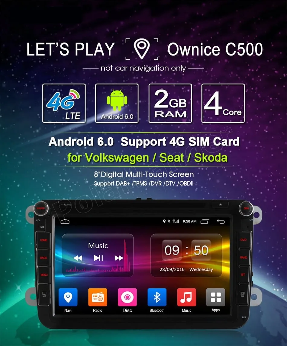 Автомобильный DVD плеер мультимедийное радио для VW Golf mk6 5 Polo Jetta Tiguan Passat B6 cc skoda octavia