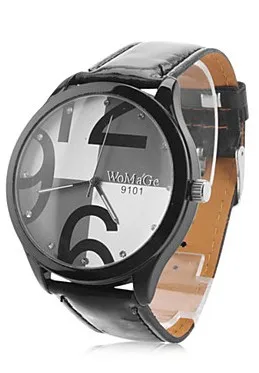 Часы наручные женские кварцевые с большим циферблатом модные повседневные