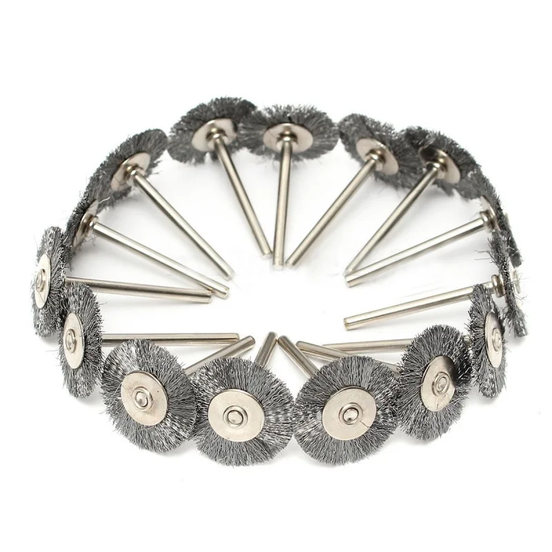 45 шт Стальная Проволока Колесо Ручка чашки кисти набор аксессуаров для Dremel