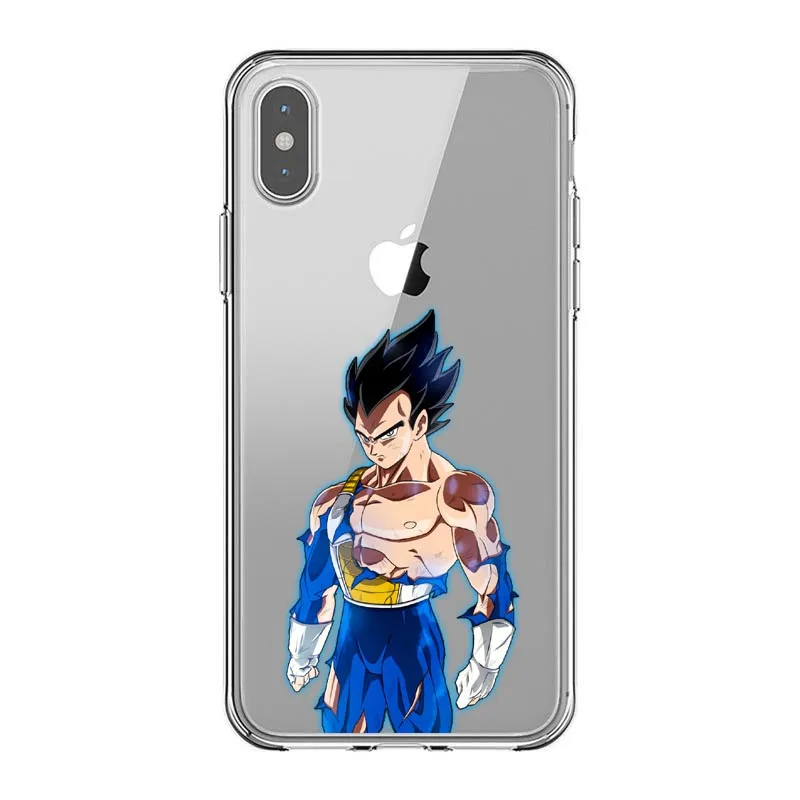 Роскошный чехол футляр для телефона из мягкого ТПУ с рисунком Dragon Ball Z Super DBZ Goku iPhone
