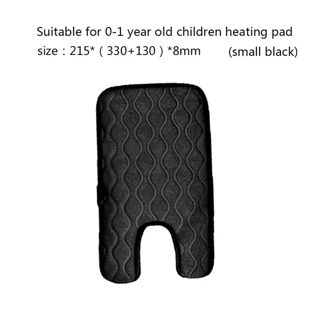 Small Black 12 В автомобильный домашний тепловой чехол для сиденья детская подушка для детского сиденья для Ford Focus 2 3 VW Passat B6 B8 Toyota Camry зимние аксессуары - Название цвета: Small Black