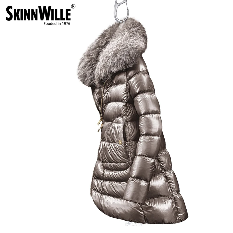 SKINNWILLE пуховик зимний женский куртка женская зимняя Новинка женское пальто