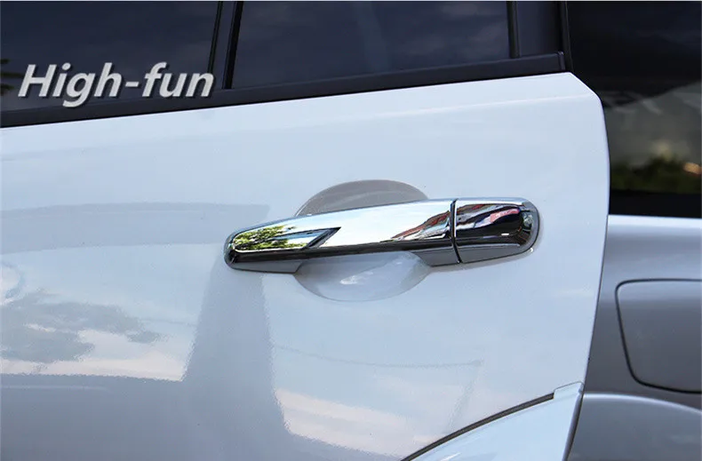 Крышка ручки двери автомобиля FUNDUOO ABS Chrome для Mitsubishi L200 Triton Pickup 2006 2007 2008 2009 2010 2011 2012
