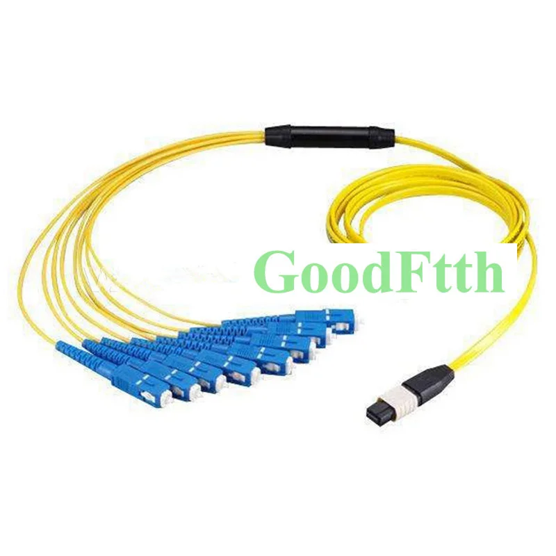 Волоконно оптический патч Шнуры Женский MPO SC SM 8 ядер 3 мм GoodFtth 20 50 м|Оптоволоконное