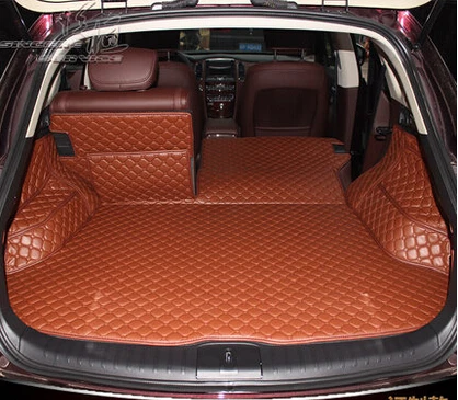 

Best quality! Special car trunk mats for Infiniti QX50 2017-2013 waterproof cargo liner boot carpets for QX50 2016,Free shipping