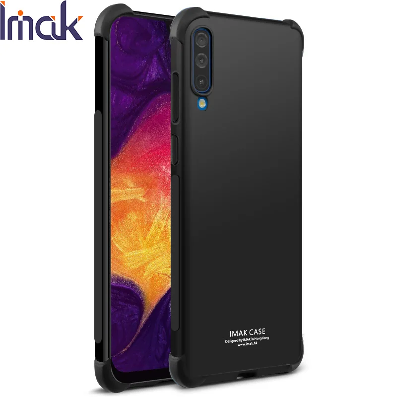 Мягкий силиконовый чехол Imak Для Samsung Galaxy A70 A50, противоударный чехол с подушками безопасности для Samsung Galaxy A30 A20 A60 M30 A40S A 70 50