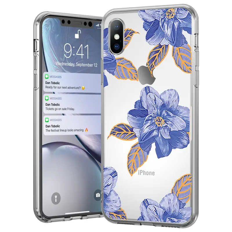 4694 Мягкий силиконовый чехол Ottwn для iPhone 11, 7, 8, 6, 6S Plus, 5, 5S, SE, Ретро стиль, листья, цветы, чехол для телефона s, для iPhone XR X XS Max, задняя крышка - Цвет: 4694