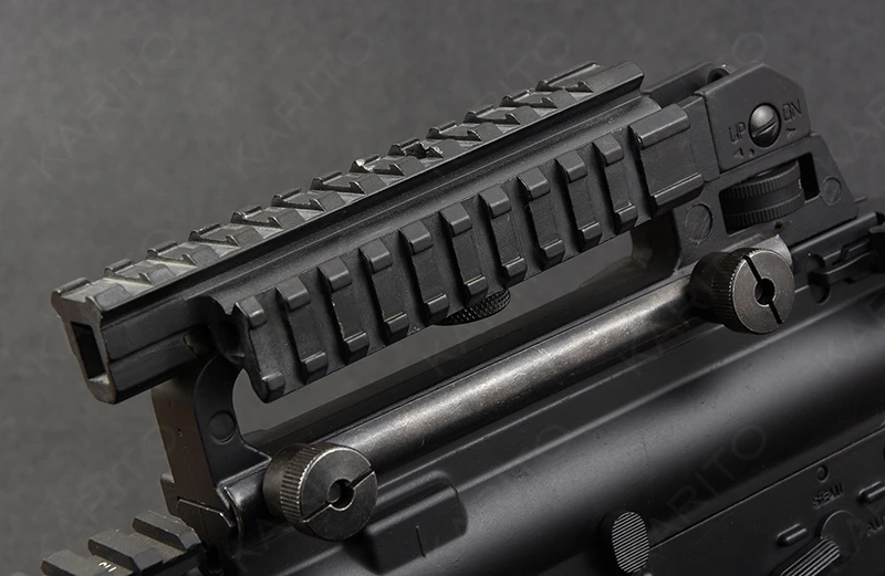 M4 M16 Carbine Scope Picatinny Mount Base алюминиевая трехсторонняя 20 мм черная Спарта для охоты