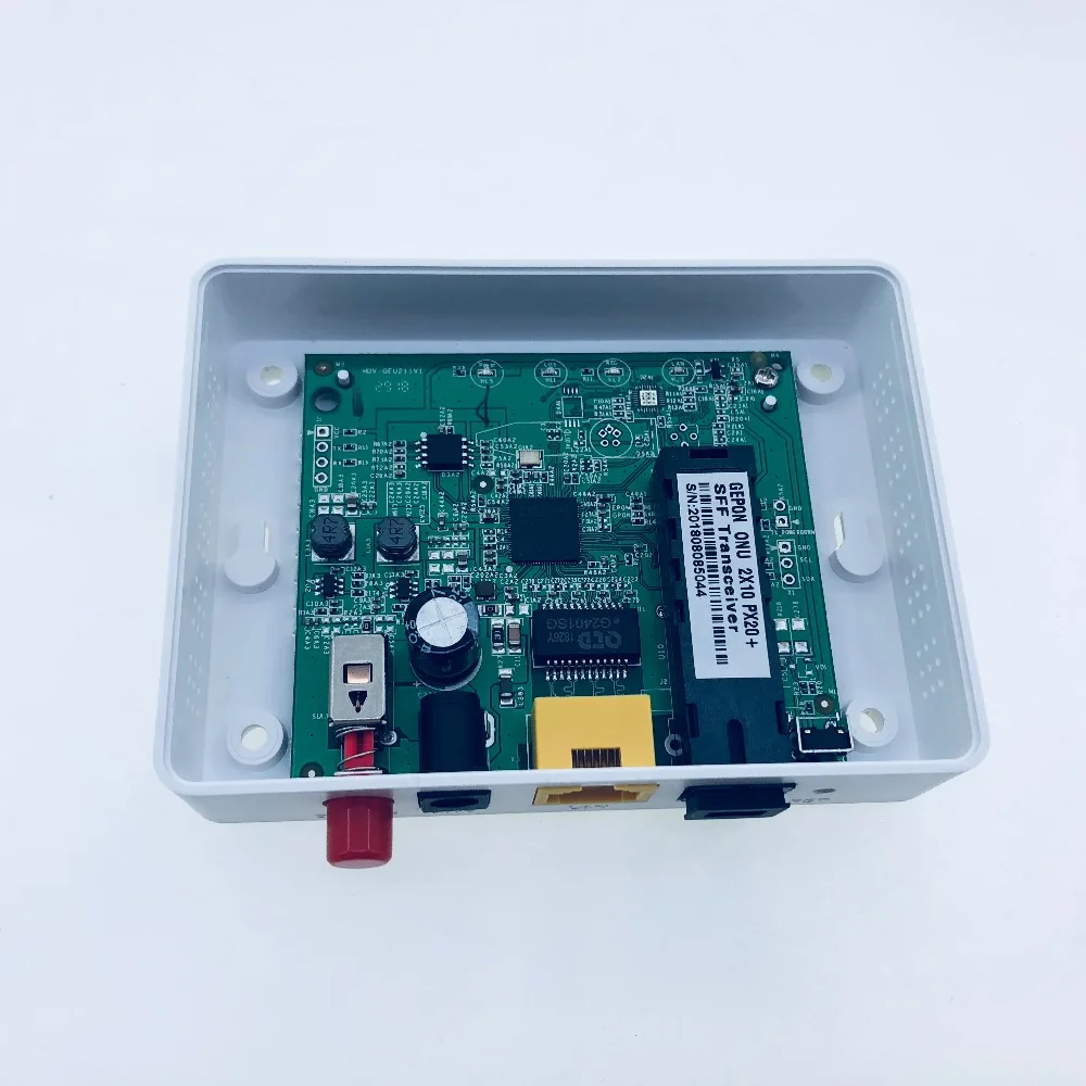 6 pcs EPON ONU FTTH FTTO 1GE 1 порт ONT OLT 25G Epon набор микросхем для ZTE|Оптоволоконное