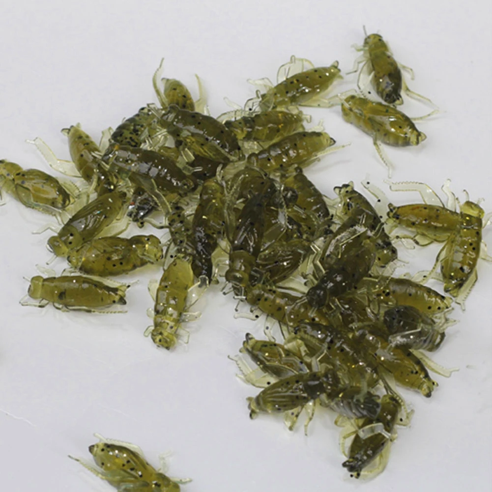 15 шт./компл. 0 7 г 2 5 см искусственные Имитационные мягкие рыболовные приманки