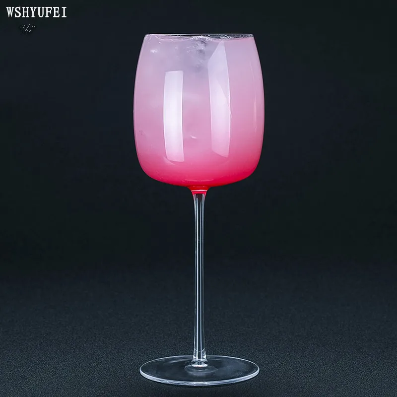 WSHYUFEI Lead-Free Crystal High Cocktail Glass Red Wine Feet Champagne | Дом и сад