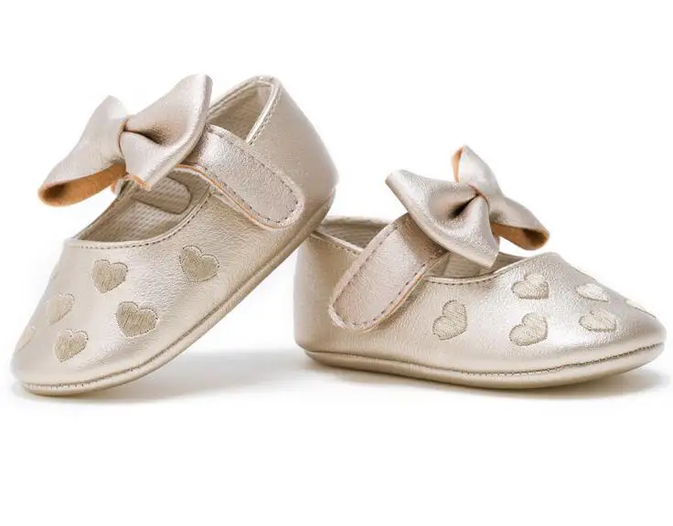 Лидер продаж 2017 детская обувь ручной работы с мягкой подошвой и бантом для