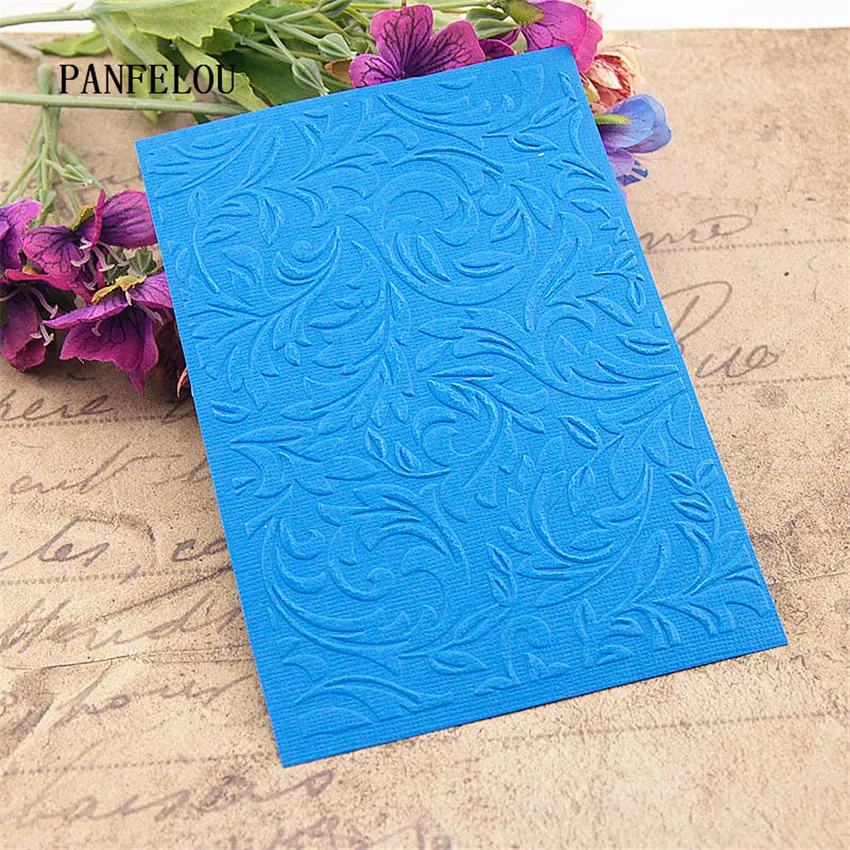 PANFELOU фиолетовые Романтические лозы папки для тиснения пластик скрапбукинга DIY