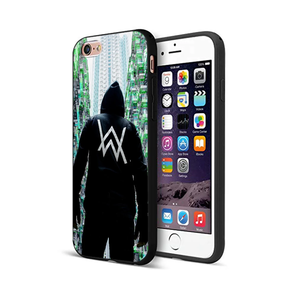 Черный чехол из ТПУ для iphone 5 5s se 6 6s 7 8 plus x 10 силиконовый XR XS 11 pro MAX Алана Уокера