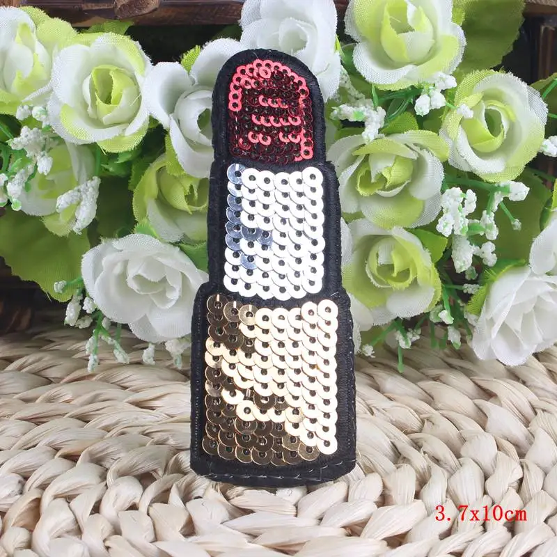 20 шт. смешанные блестящие нашивки с фруктами для еды утюжок/пришивания