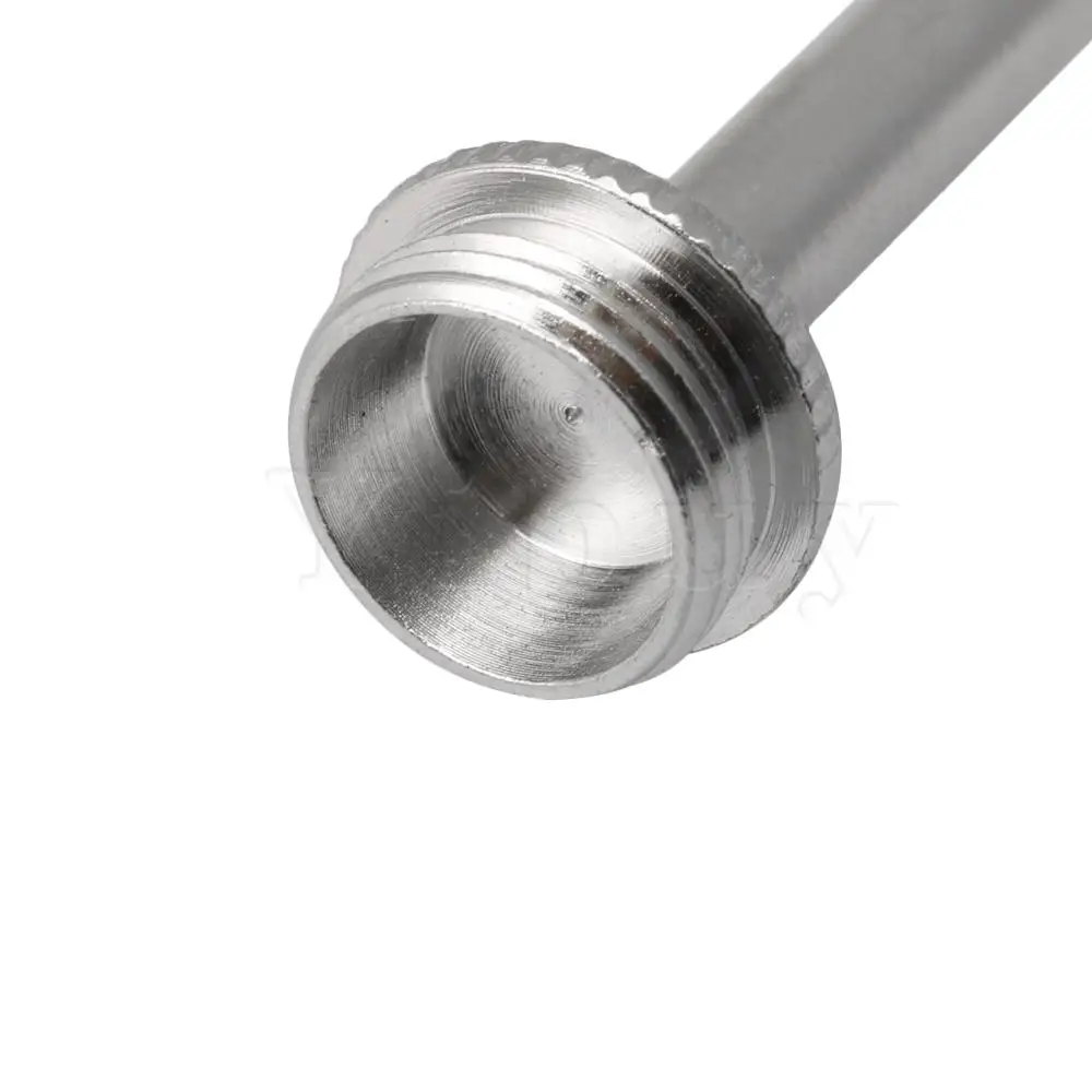 

Yibuy 2.9 x 1.4cm Metal 1.2cm Dia Thread Horn Piston Stem Silver Set of 50