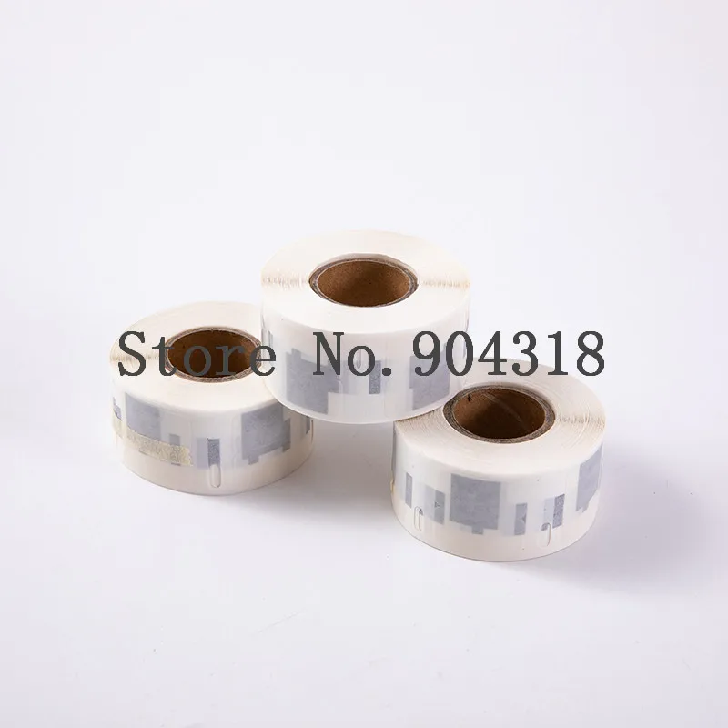 6 x рулонов Dymo 11353 Dymo11353 совместимые Матовые прозрачные этикетки 24 мм 12 1000 этикеток