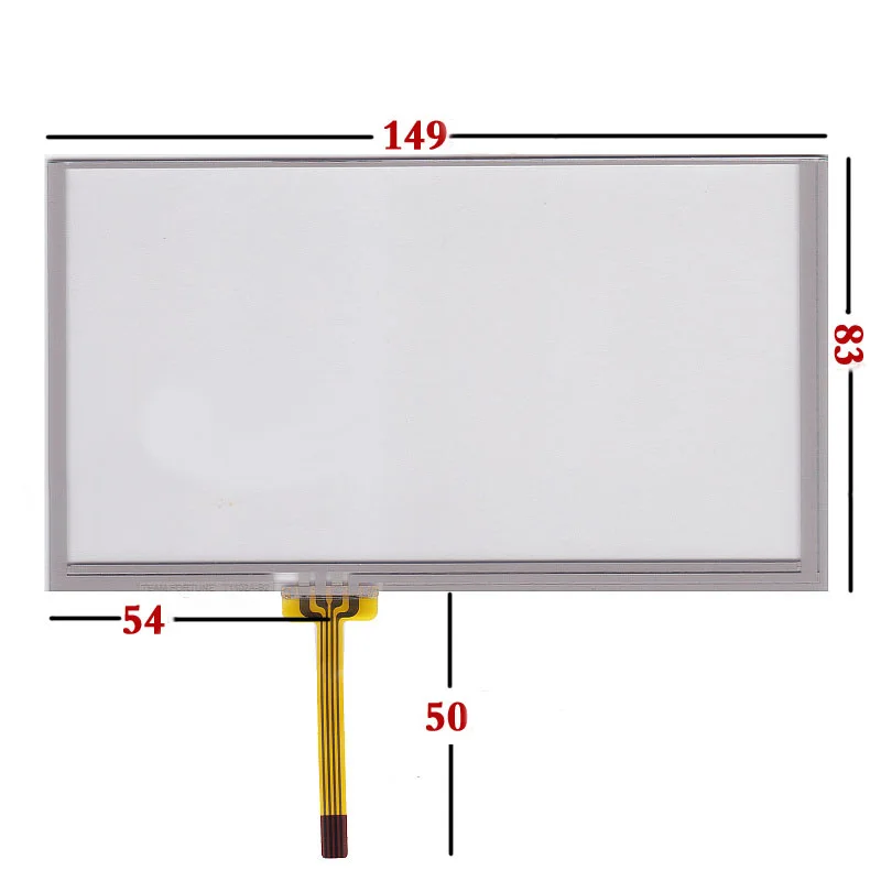 6 1 дюймовый сенсорный экран kasidake Junda 149*83/A061VW01 V0 / CLAA061LA0ACW|touch screen card reader|touch photo frametouch