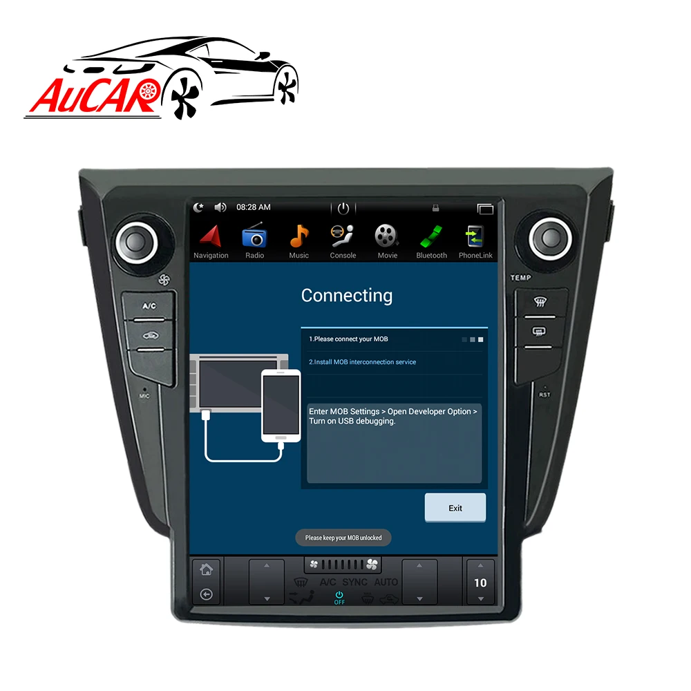 Tesla стиль Android 7,1 Автомагнитола gps навигация для NISSAN X-TRAIL стерео мультимедиа головное устройство