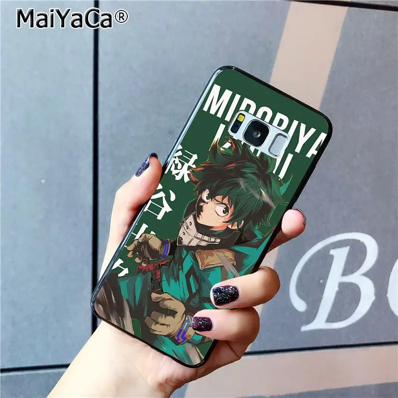 MaiYaCa аниме Моя геройская Академия deku и bakugou чехол для телефона Samsung Galaxy S20 S8 S7 edge S6