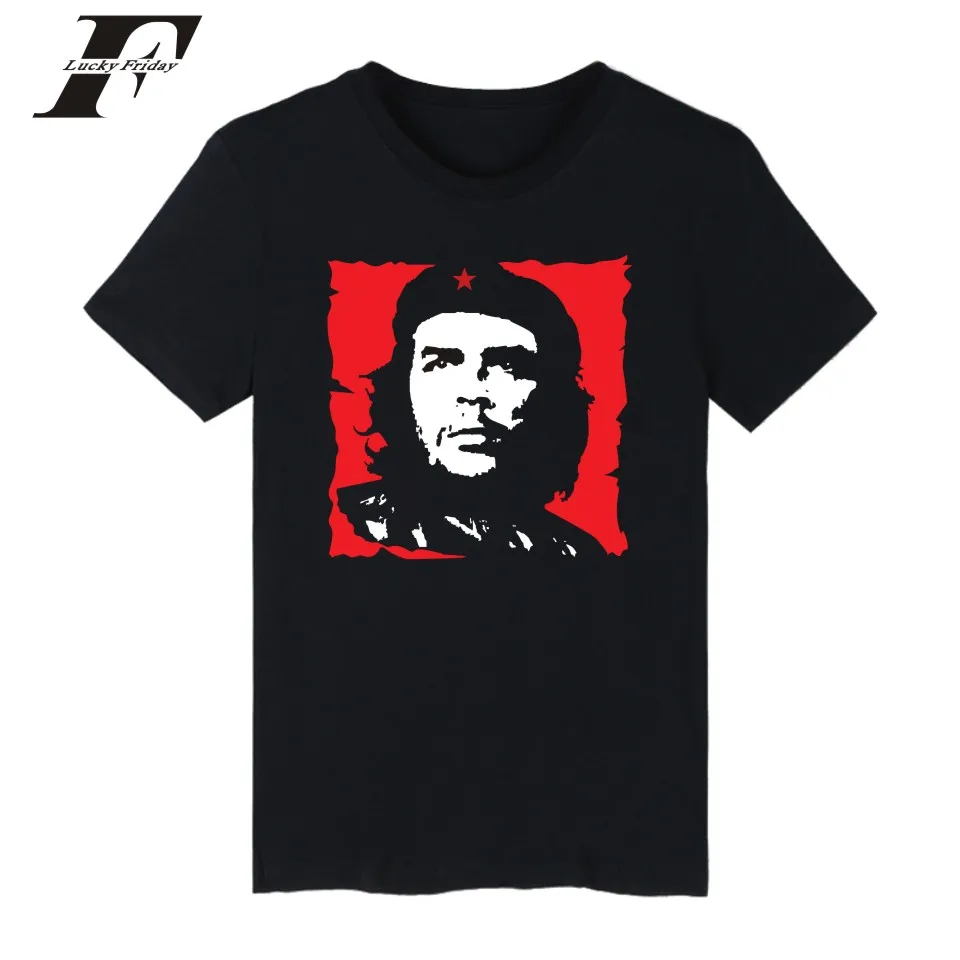 LUCKYFRIDAYF Che Guevara футболка s летние спортивные футболки для мужчин и женщин