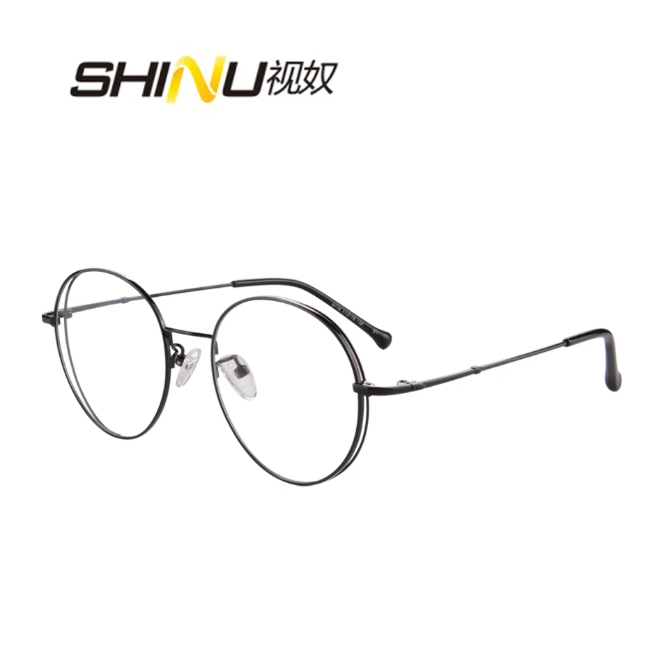 

Anti-glare Computer Glasses UV400 Blue Ray Protection Myopia Eyeglasses Retro Vintage Round Prescription Eyewear Diopter Reader