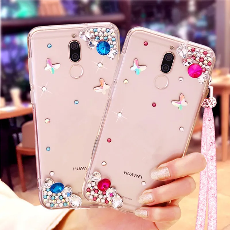Чехол для Huawei Mate 10 Lite Nova 2i 2s 3D Bling Diamond Diy чехол honor 7C 7A Pro y7 Prime y9 y6 2018 P Smart 2019 |