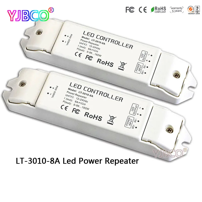 Светодиодный контроллер LT 3010 8A DC12 24V 8CH * 1A светодиодный CV power repeater принимаем PWM