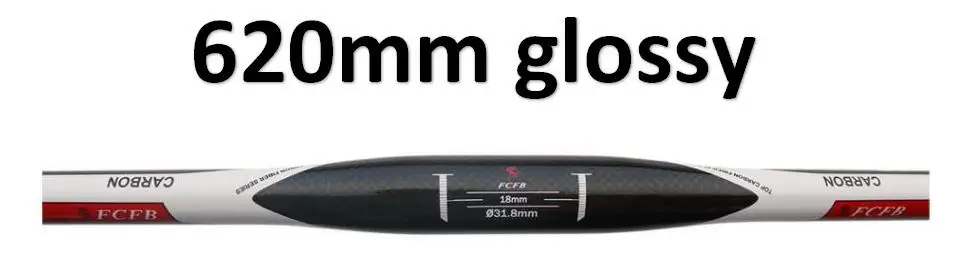 glossy 3K углеродный руль для велосипеда MTB, набор велосипедных подъемных/плоских рулей, углеродный Подседельный штырь, велосипедные горные части, подседельный штырь для шоссейного велосипеда - Цвет: glossy