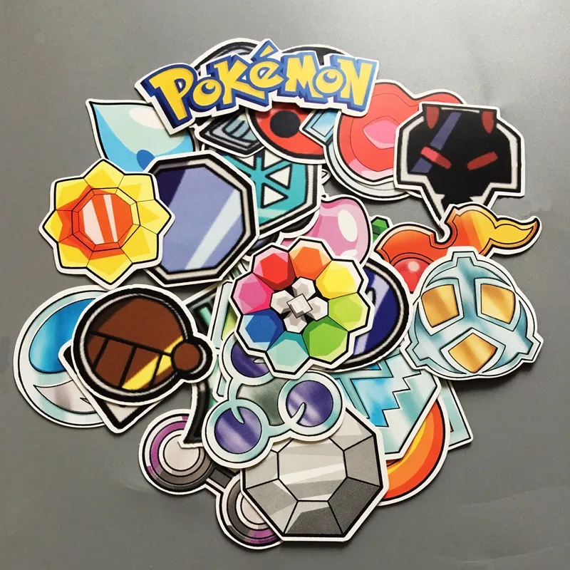 Мультяшный аниме прокол наклейка s 33 шт./компл. ПВХ для автомобиля ноутбука