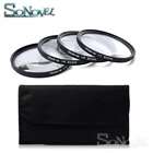 Набор макрофильтров 49 52 55 58 62 67 72 77 мм + 1 + 2 + 4 + 10 с чехлом для фильтров для цифровых зеркальных камер Canon Nikon Sony