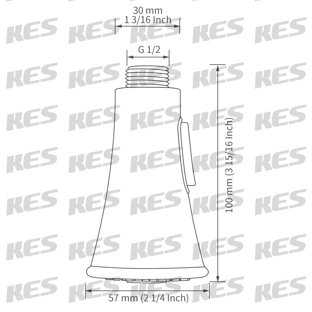 Kes pfs2/pfs2-2 Ванная комната Кухня кран Pull-Out Спрей руководитель Универсальный замену, хром/матовый Никель