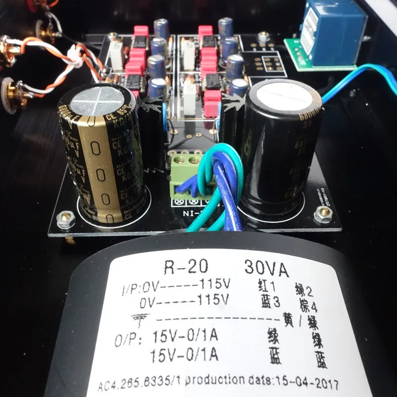 WEILIANG AUDIO смотрите на дизайн предварительного усилителя MBL6010D Черное золото
