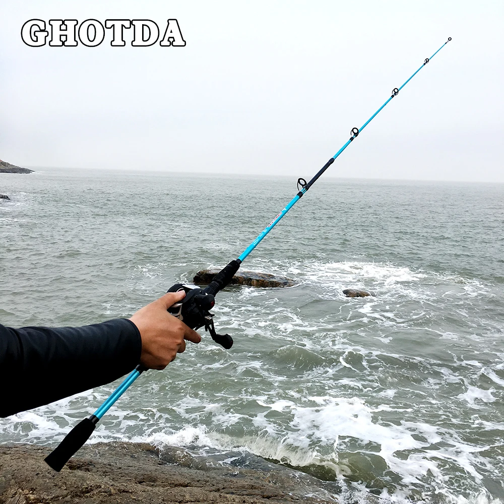 GHOTDA M мощность литья приманки стержень 1 5 м 8 приманка Wt 3g 21g Синий литой удочки